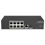 Switch 8xPoE +1xUplink Gigabit, 1xSFP, 110W, PoE watchdog, management - HikVision DS-3T1310P-SI/HS