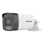 Camera 2MP, SmartHybrid, ColorVu, LED 40m/IR 40m, Microfon, 2.8mm - HikVision DS-2CE17D0T-LFS