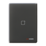 Cititor de card auxiliar, Mifare 13.56 MHz, LED stare, buzzer - HikVision DS-K1108AM