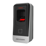 Cititor auxiliar amprenta biometric, card Mifare 13.56MHz, 5000 de amprente - HikVision DS-K1201AMF - imagine 2