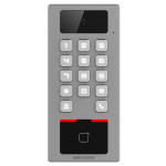 Control acces stand-alone, Camera 2MP, Card, Functie interfon - HikVision DS-K1T502DBWX-C