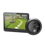 Vizor electronic wireless cu sonerie, 2MP, Card, IR 3m, 4.3 inch, 4600mAh - EZVIZ HP4