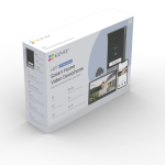 Kit interfon video inteligent EZVIZ, rezolutie 2k, monitor TFT 7 inch, instalare pe 2 fire, RFID, comenzi poarta/usa, SDcard, Wi-Fi, IR - imagine 3
