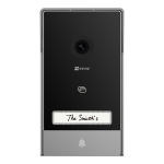 Kit interfon video inteligent EZVIZ, rezolutie 2k, monitor TFT 7 inch, instalare pe 2 fire, RFID, comenzi poarta/usa, SDcard, Wi-Fi, IR - imagine 4