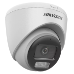 Camera 2MP, SmartHybrid ColorVu, LED/ IR 40m, Microfon, 2,8mm - HikVision DS-2CE72DF0T-LFS(2.8MM)