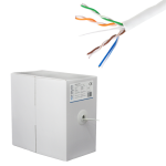 Cablu UTP, cat 5E, CUPRU 100%, 305m, 4x2x24 AWG - eRaya