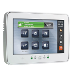 Tastatura touch screen color 7", 248 zone, alb, EN/RO, SERIA PRO - DSC