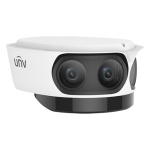 LightHunter, OmniView - Camera IP 4x4MP, lentile 2.8mm, 180°, IR 50m, Alarma, PoE - UNV