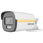 Camera 2MP, SmartHybrid ColorVu, LED 40m/ IR 40m, Microfon, 2,8mm- HikVision DS-2CE12DF3T-LFS-2.8mm - imagine 3