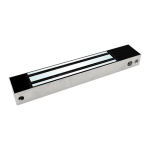 Electromagnet 280kgf seria PRO  waterproof, montare aparenta, CUPRU 100%, monitorizare, inox
