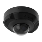 Camera mini dome IP 5.0MP, lentila 2.8 mm, IR 30m, PoE, negru - AJAX - imagine 2