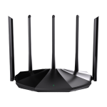 Router Wi-Fi 6, DualBand 2.4Ghz/5GHz, 300+1201Mbps, 5x6dBi, 4 porturi Gigabit - TENDA - imagine 2