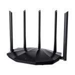 Router Wi-Fi 6, DualBand 2.4Ghz/5GHz, 300+1201Mbps, 5x6dBi, 4 porturi Gigabit - TENDA - imagine 3