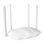 Router Wi-Fi 6 AX3000, DaulBand2.4/5GHz, 574+2402 Mbps, 4x6dBi, 4 x Gigabit  - TENDA