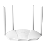 Router Wi-Fi 6 AX3000, DaulBand2.4/5GHz, 574+2402 Mbps, 4x6dBi, 4 x Gigabit  - TENDA - imagine 2