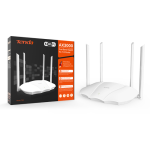 Router Wi-Fi 6 AX3000, DaulBand2.4/5GHz, 574+2402 Mbps, 4x6dBi, 4 x Gigabit  - TENDA - imagine 4