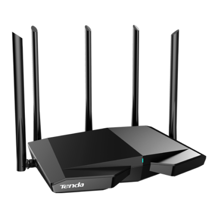 Router Wi-Fi 6e, AX5700 TriBand 2.4/5GHz/6GHz, 861+2402+2402 Mbps, 5x6dBi, 4 x Gigabit - TENDA