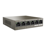 Switch 4 porturi Gigabit PoE+, 2 porturi RJ45 Gigabit, 58W, Management - IP-COM - imagine 3