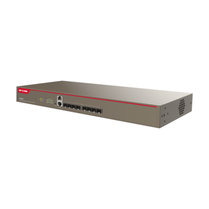 Switch 8 porturi SFP+ 10 Gbps, 2 porturi gestionare, management, 1U - IP-COM