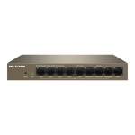 Router 8 porturi  Gigabit PoE+, 95W, 1 port RJ45, Management - IP-COM - imagine 2