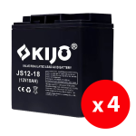 Acumulator AGM fara intretinere, 12V 9Ah - Kijo Battery JS12-9