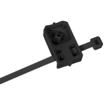Suport cu brida plastic 4.8x286 mm TBBL negru (200 buc.) - CELO
