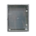 Cutie distributie IP65 din ABS gri, usa transparenta, placa metalica, 400x500x240mm - Plastim PP3017 - imagine 6