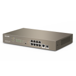 Switch 8 porturi PoE Gigabit, 1 port consola, 1 port SFP Gigabit, management - TENDA - imagine 2