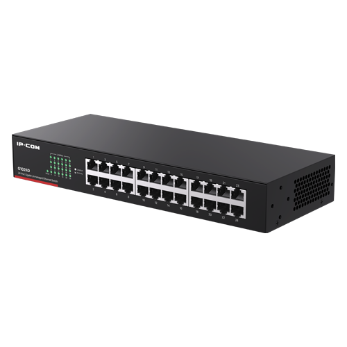 img15007large Switch 24 porturi Gigabit, Unmanaged, 1U - IP-COM - imagine 1