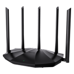 Router Wi-Fi 6, DualBand 2.4Ghz/5GHz, 300+1201Mbps, 5x6dBi, 4 porturi Gigabit - TENDA