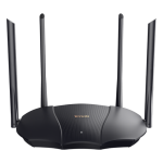Router Wi-Fi 6, DualBand 2.4Ghz/5GHz, 574+2402Mbps, 4x6dBi, 3 porturi Gigabit - TENDA - imagine 2