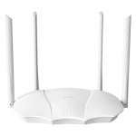 Router Wi-Fi 6, DualBand 2.4Ghz/5GHz, 574+2402Mbps, 4x6dBi, 4 porturi Gigabit - TENDA