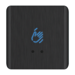 Buton de iesire Touchless ajustabil, aluminiu, negru, montaj aparent, IP66