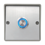 Buton iesire LED, montaj aparent, IP66, contacte NO-NC-COM, aliaj rezistent - CSAccess CSB-7022L
