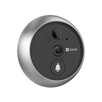Vizor electronic wireless cu sonerie, 2K, Card, IR 5m, 4.3 inch, 4600mA - EZVIZ DP2 2K Touch Screen - imagine 2