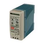 Sursa in comutatie cu back-up, 13.8V / 1.9A, monitorizare, sina DIN - MEAN WELL