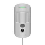 Detector de miscare PIR MotionCam Indoor (PhOD) Fibra, imunitate animale, alb - AJAX