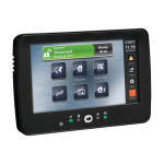 Tastatura touch screen color 7", 128 zone, cititor proximitate, negru, EN/RO, SERIA NEO - DSC
