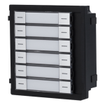 Modul de extensie nametag pentru videointerfon, 12 butoane, RS-485 - HikVision DS-KD-K12