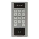Post interfon cu cititor proximitate si tastatura, PIN, card si Bluetooth - HikVision DS-K1T502DBWX