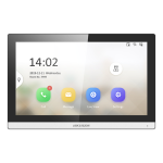 Post interior videointerfon, ecran tactil 7inci, Wireless, Card, 1024×600 - HikVision DS-KH6350-WTE1