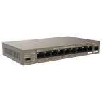 Switch 8 porturi Gigabit PoE, 1 port Uplink Gigabit, 1 port SFP Uplink Gigabit - Tenda - imagine 2