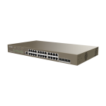 Switch 24 porturi PoE 1Gbps, 4 porturi SFP+ 10Gbps, L3 Cloud Management - IP-COM - imagine 2