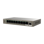 Switch 8 porturi PoE Gigabit, uplink 1 x RJ45 + 1 x SFP Gigabit, 92W, Cloud Management - IP-COM - imagine 2