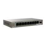 Switch 8 porturi PoE Gigabit, uplink 1 x RJ45 + 1 x SFP Gigabit, 92W, Cloud Management - IP-COM - imagine 3