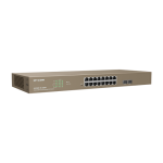 Switch 16 porturi PoE Gigabit, 2 porturi SFP Gigabit, Cloud Management - IP-COM - imagine 2