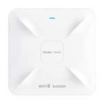Access Point Wireless AX3000 Dual-Band, Wi-Fi 6, 1x RJ45 2.5G, 1x RJ45 1G, PoE IN, Cloud Management - Ruijie