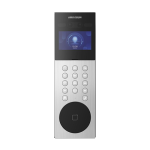 Videointerfon IP de exterior, recunoaștere facială, cameră HD, ecran 4.3inch-HikVision DS-KD9203-ME6