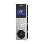 Videointerfon IP de exterior, recunoaștere facială, cameră HD, ecran 4.3inch-HikVision DS-KD9203-ME6 - imagine 2