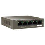 Switch 4 porturi Gigabit PoE, 1 port RJ45 Gigabit - IP-COM - imagine 2
